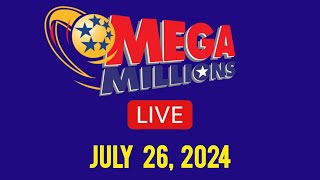 Mega Millions Drawing Results Live  Friday 26 July 2024 [upl. by Katrina]