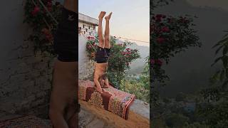 shirshasana 🙏🏃‍♀️ song music bollywoodsongs viral motivation shirsasana weightloss [upl. by Raney]