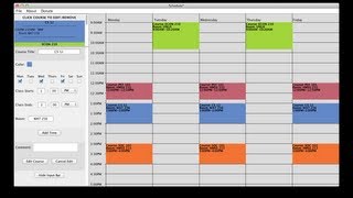 Free College Schedule MakerBuilder Link in description [upl. by Lewap583]