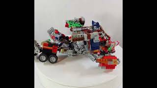 Lego Transformers AOE Barn Find Evasion Prime Promo shorts lego transformersdotm seybuilds [upl. by Regine]