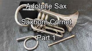 Adolphe Saxhorn Part 1 band instrument repair Wes Lee Music [upl. by Notsa]