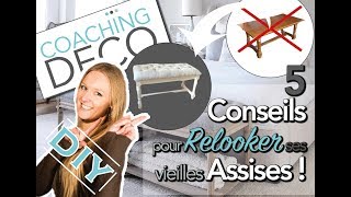 Relooker un vielle chaise ou fauteuil 👉 Les 5 conseils de Coaching Deco [upl. by Tica310]