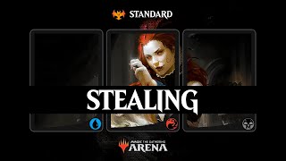 🔵⚫🔴 GREAT STEALER XANATHAR AND HIS NEW FRIEND  Crimson VOW  MTG Arena  Standard  Bo1 [upl. by Anowahs]