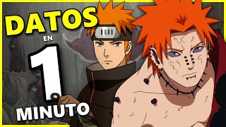 🍥 DATOS DE YAHIKO EN 1 MINUTO 🕜 PAIN AKATSUKI [upl. by Ahsiad]