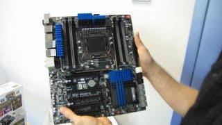 Gigabyte X79SUP5 WIFI Workstation Class Motherboard Unboxing amp First Look Linus Tech Tips [upl. by Enomis616]