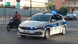 Palermo SCORTA POLIZIA MUNICIPALE  AMBULANZA SEUS PER TSO IN SIRENA [upl. by Hugh585]