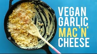 Vegan Garlic Mac n Cheese  Minimalist Baker Recipes [upl. by Nylcoj370]