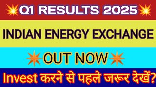 IEX Q1 Results 2024 🔴 IEX share Latest News 🔴 IEX Results Today 🔴 Indian Energy Exchange Share [upl. by Tolmach928]