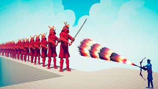 50x SAMURAI GIANT vs EVERY GOD  Totally Accurate Battle Simulator TABS [upl. by Argus]