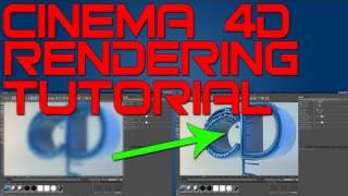 Cinema 4D HD Render Setting Tutorial [upl. by Cecilla]