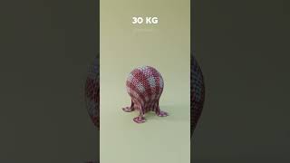 Satisfying Cloth Simulation 1 KG Vs 1000 KG In blender [upl. by Cleon]