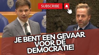 Gideon van Meijeren SLOOPT Hugo de Jonge volledig Je zal me tegen jou blijven VERZETTEN [upl. by Eduard]