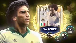 ¡SUPER LETAL Review Hugo Sánchez 114 a 119  FIFA Mobile [upl. by Adnawed]