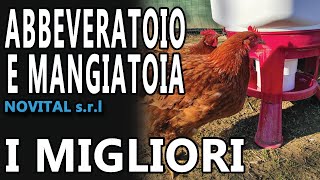 ABBEVERATOIO E MANGIATOIA PER GALLINE E ANATRE  NOVITAL [upl. by Oiramej]