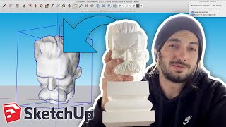 Scanner un objet avec votre téléphone et limporter sur SketchUp  ScandyPro tutoriel [upl. by Nevile]