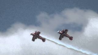 Andrew amp Eric Boyd  Pitts Aerobatics  Geneseo Air Show 2014 [upl. by Jaddan]