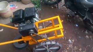 hand tractor weeder 80cc from Urvi Agrotech [upl. by Cordi302]