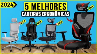 As 5 Melhores Cadeira Ergonômica  Cadeira Escritório Ergonômica Em 2024 [upl. by Jallier446]