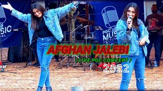 afghan jalebi full song  punjab college live music concert Islamabad 2022  PGC  Nemra Mehra [upl. by Kragh629]