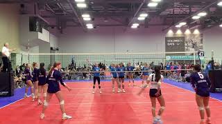 NFVB 16 Navy vs High Performance Volleyball Academy [upl. by Rehpotsrhc]