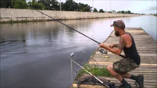 Fishing for Alligator Gar before the storm [upl. by Hess]