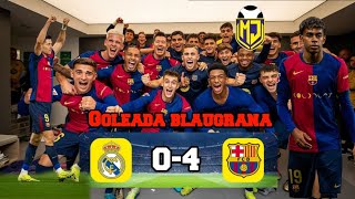 Barcelona golea al Real Madrid  Resultados de los partidos de hoy [upl. by Atin]