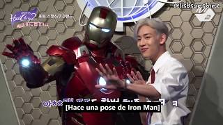 Sub Español GOT7 conociendo a Iron Man y Mickey amp Minnie Mouse Hard Carry 2 EP1 [upl. by Ecnarretal]