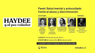 Haydee y el pez volador  Panel Salud mental y autocuidado frente al abuso y la discriminación [upl. by Buyers]