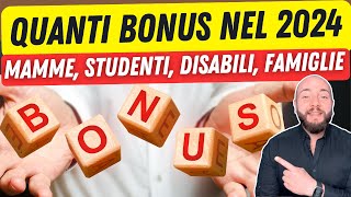 BONUS 2024 INPS quali sono e a chi spettano [upl. by Ruphina471]