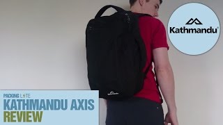 Kathmandu Axis Fleet 25L bag review [upl. by Yrtneg]