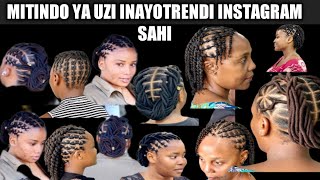 HII NDIYO MITINDO MIPYA YA KUSUKA NYWELE kwa UZIYARN HAIRSTYLES 2023new latest hairstyles yarn [upl. by Annauj]