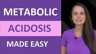 Metabolic Acidosis Nursing NCLEX Review Causes Treatment Mnemonic ABG Problem [upl. by Eanaj]