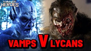 Vampires Vs Lycans  Underworld Movies  Hall Of Heroes [upl. by Kaiulani]