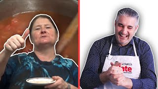 Italian Chef Reacts to KAYS COOKING PASTA FAGIOLI [upl. by Hyams541]