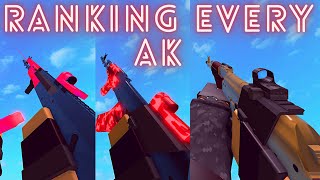 ranking EVERY AK in phantom forces [upl. by Ecydnac]