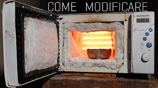 Forno a Microonde per Fondere Metalli • Fai da Te [upl. by Rusty]