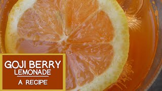 Goji Berry Recipe for Lemonade [upl. by Yllim]