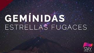 Gemínidas en directo desde el Observatorio del Teide [upl. by Duffy297]