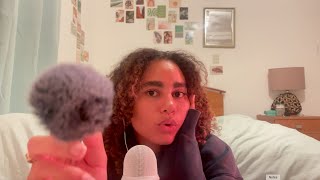 whisper ramble  mic brushing asmr [upl. by Sacrod]