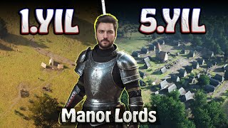 5 Yıl Manor Lords Dünyası  Manor Lords Türkçe [upl. by Harms]