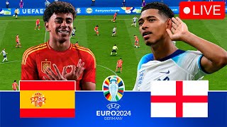 Spain vs England Live  Final UEFA Euro 2024  Full Match amp EAFC 24 Gameplay [upl. by Luapsemaj]