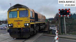 Sincil Bank Level Crossing 17022024 ft faberoony90 [upl. by Ollopa]