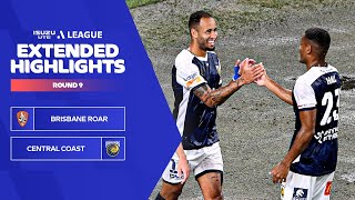 Brisbane Roar v Central Coast Mariners  Extended Highlights  Isuzu UTE ALeague 202324  Round 09 [upl. by Icyak]