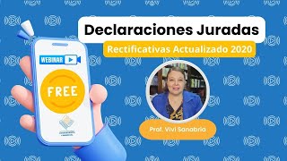 Declaraciones Juradas Rectificativas [upl. by Neetsirk]