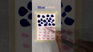 Blending Blue amp Pink 🎨✨ Simple gradient tutorial art painting diy shorts arttutorial [upl. by Acinhoj]