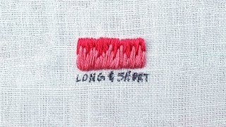 How to Long and Short Stitch [upl. by Margit457]