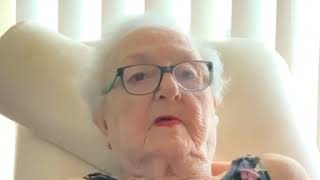 91 year old grandma watches WAP video for the first time [upl. by Lleynad884]