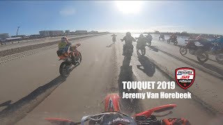 Embarquez avec la Go Pro Jeremy Van Horebeek au départ du Touquet  Enduropale 2019 [upl. by Ultan668]