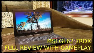 MSI GL62 7RDX  FULL REVIEW WITH GAMING TEST IN FULL HD [upl. by Rima]