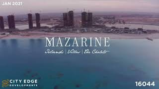 Mazarine New Alamein City by City Edge Developments  Construction Updates Mar 2022 [upl. by Anillehs]